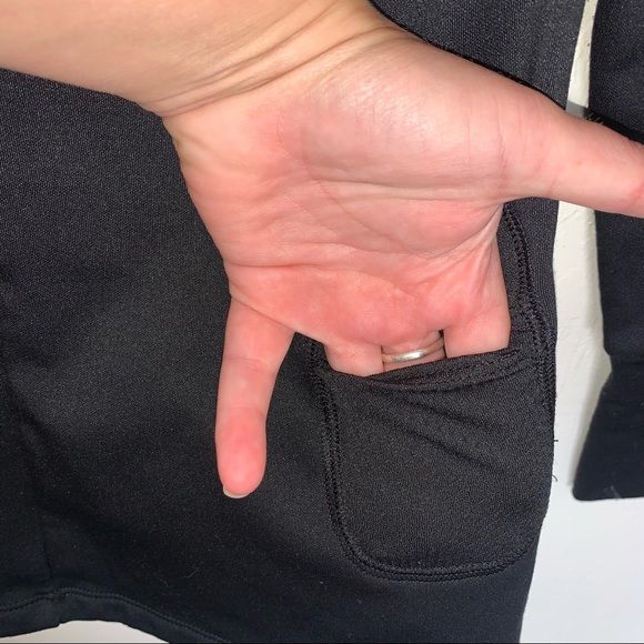 S ASICS fleece lined running top with thumb holes - Picture 5 of 5